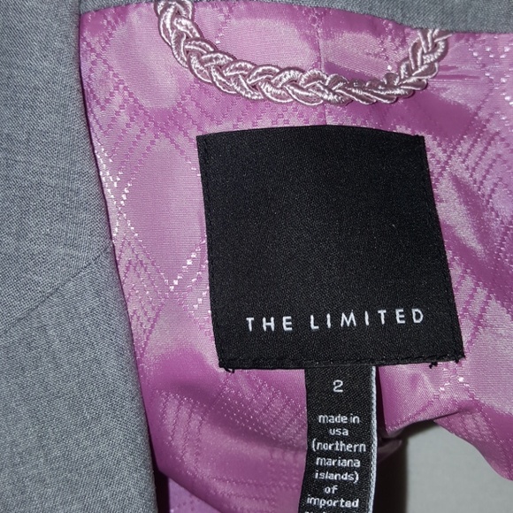The Limited grey suit jacket size 2 - Picture 7 of 7